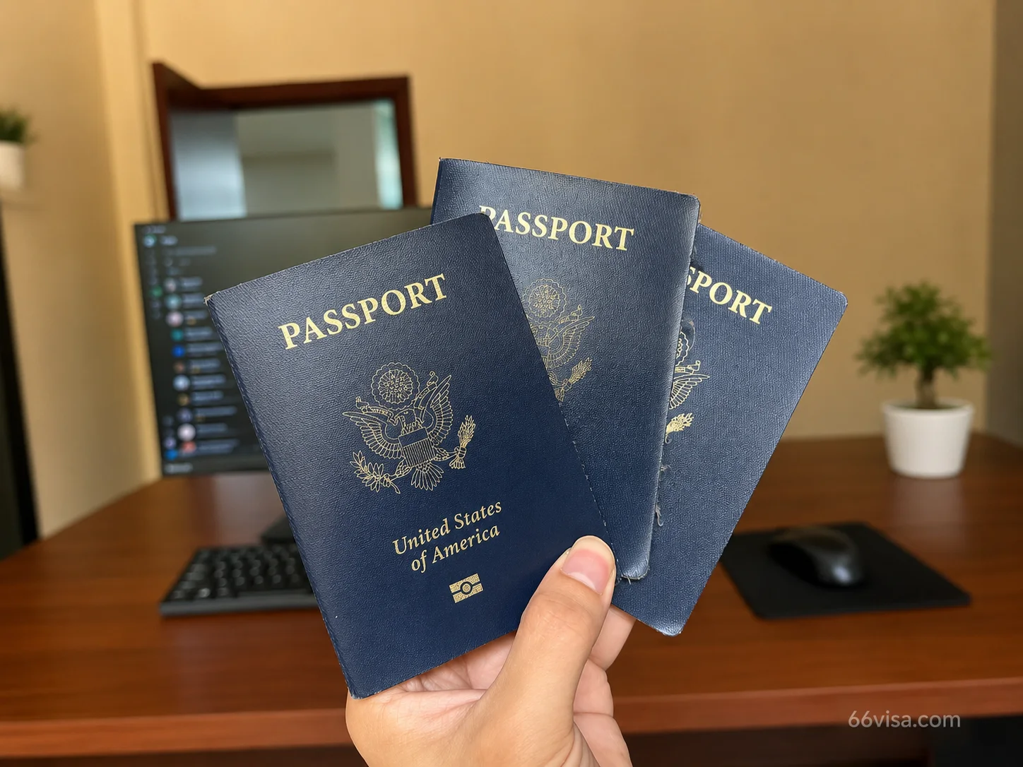 International customer passport handling at 66VISA