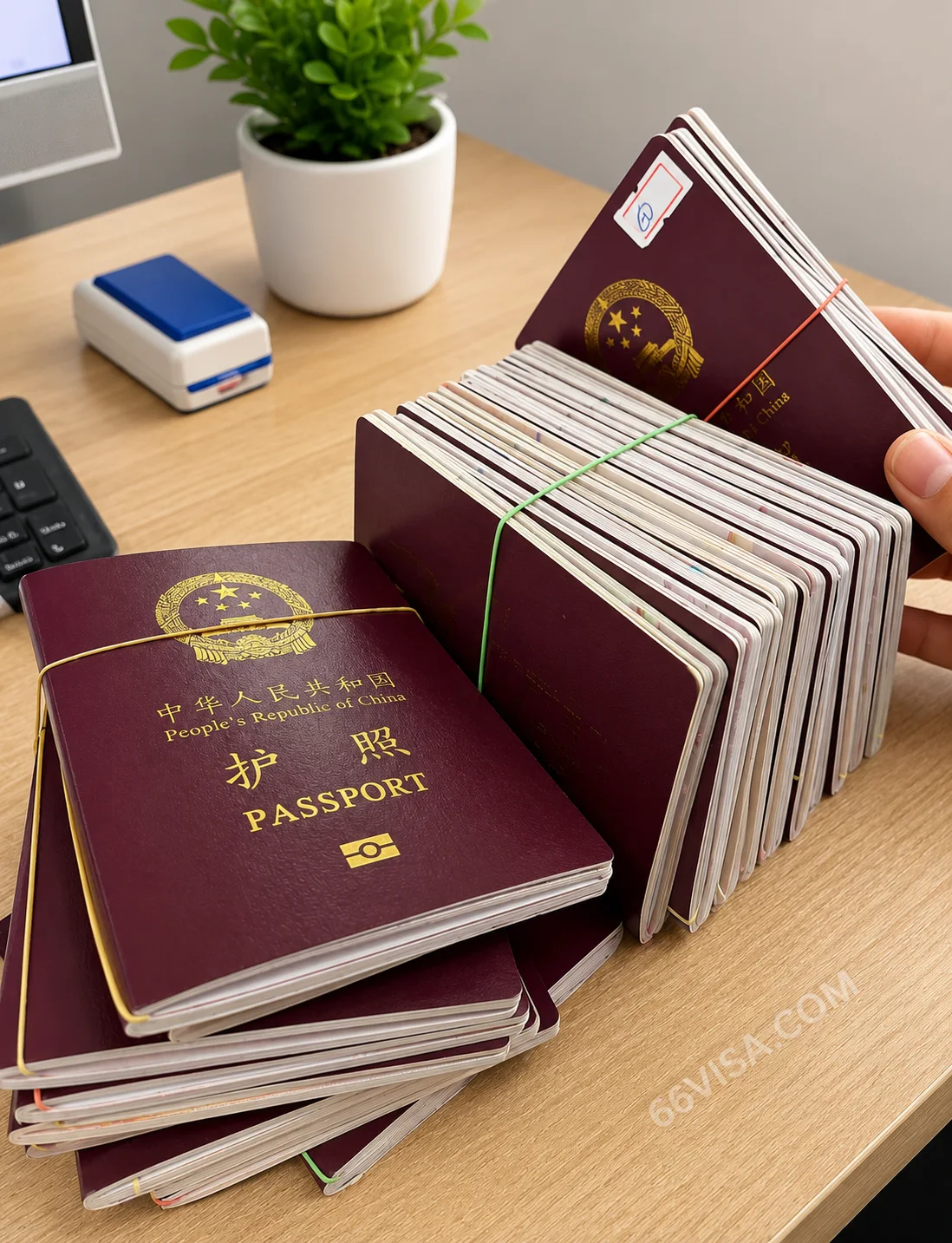 Chinese company customer documents at 66VISA