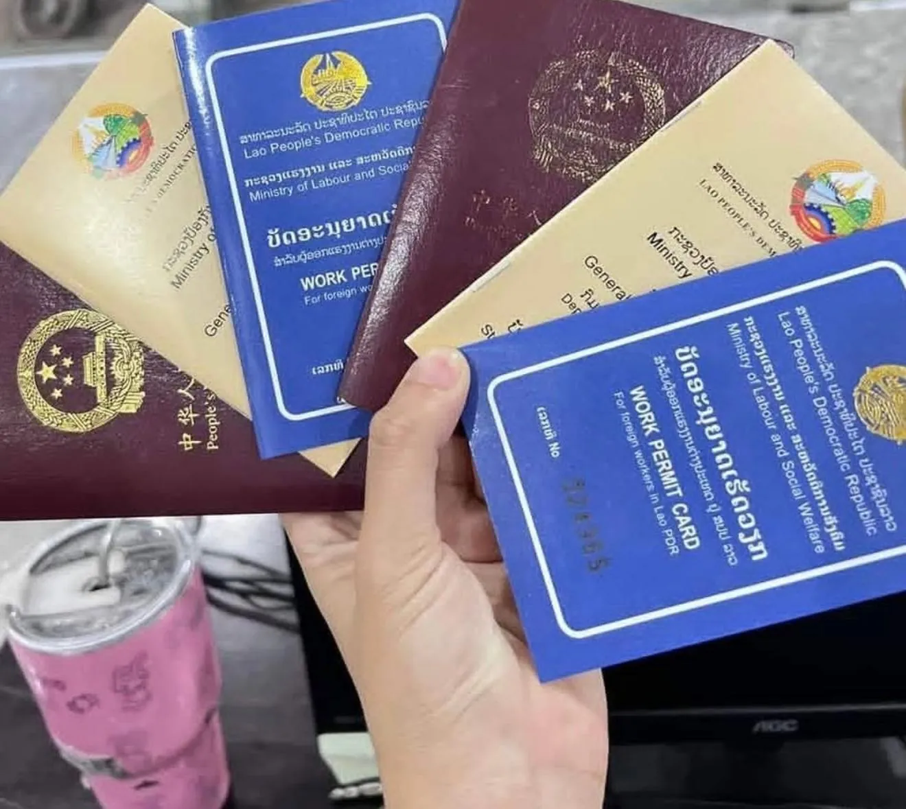 Laos work permit