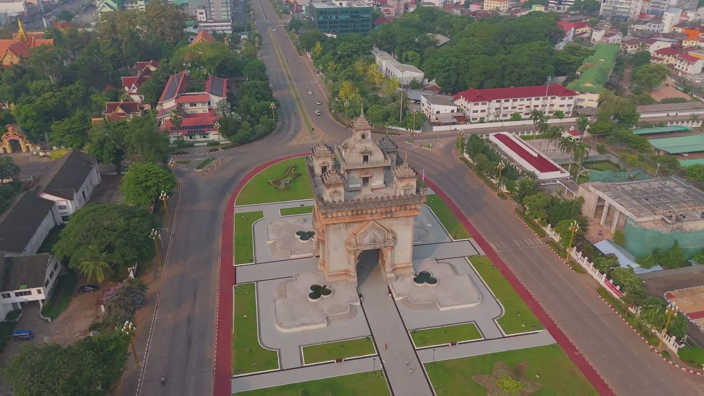 Patuxay monument in Vientiane